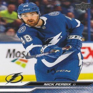 Nick Perbix (TBL) 2023/2024 Upper Deck Series 2 Hockey Card - Card Number 417